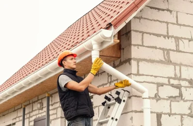 Pose et remplacement de gouttières à Mouy